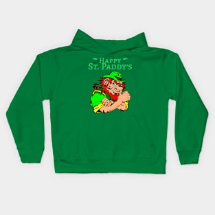 Leprechaun angry Kids Hoodie